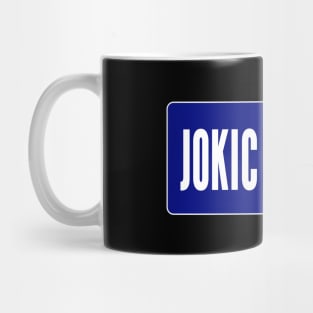 Nikola Jokic MVP Sombor Shuffle logo Mug